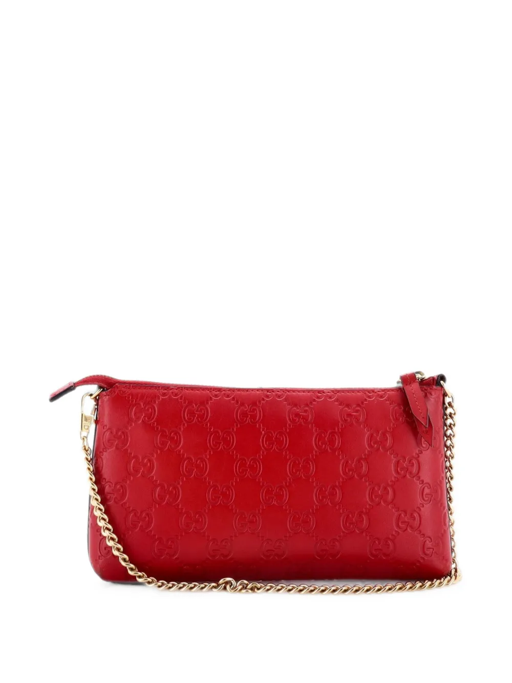 Gucci Pre-Owned pochette Guccissima en cuir - Rouge