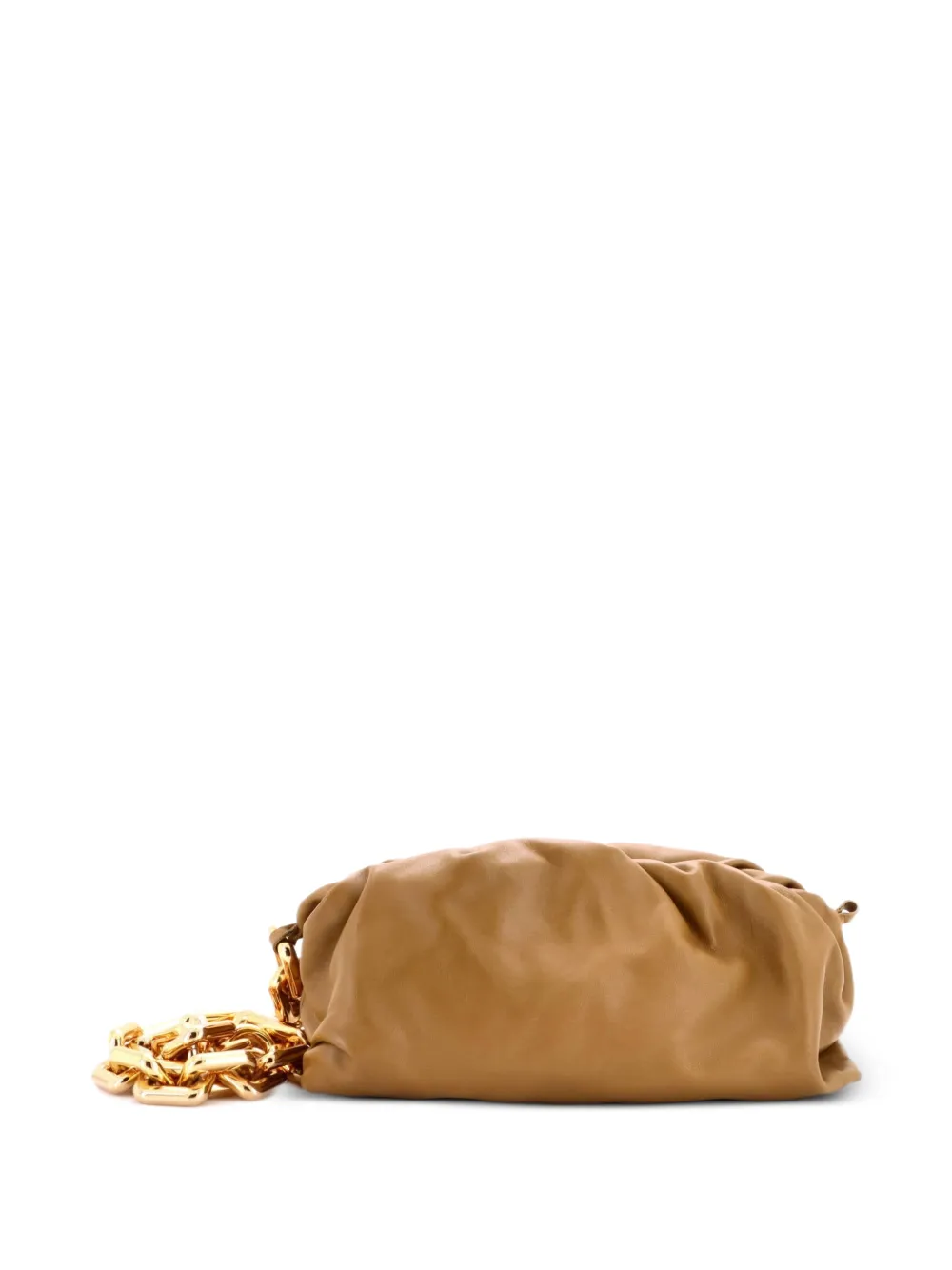 Bottega Veneta Pre-Owned The Chain Pouch Leather shoulder bag - Brown