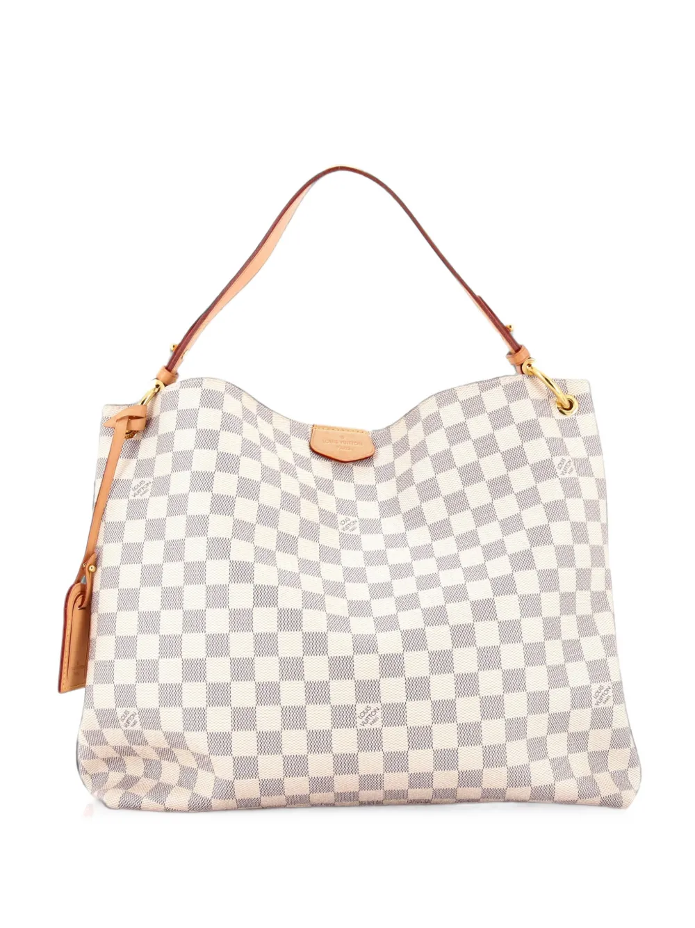 Louis Vuitton Pre-Owned Graceful Handbag Damier MM hobo bag - White