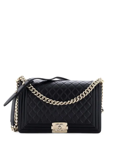CHANEL Pre-Owned Boy Flap Bag Quilted Lambskin New Medium shoulder bag