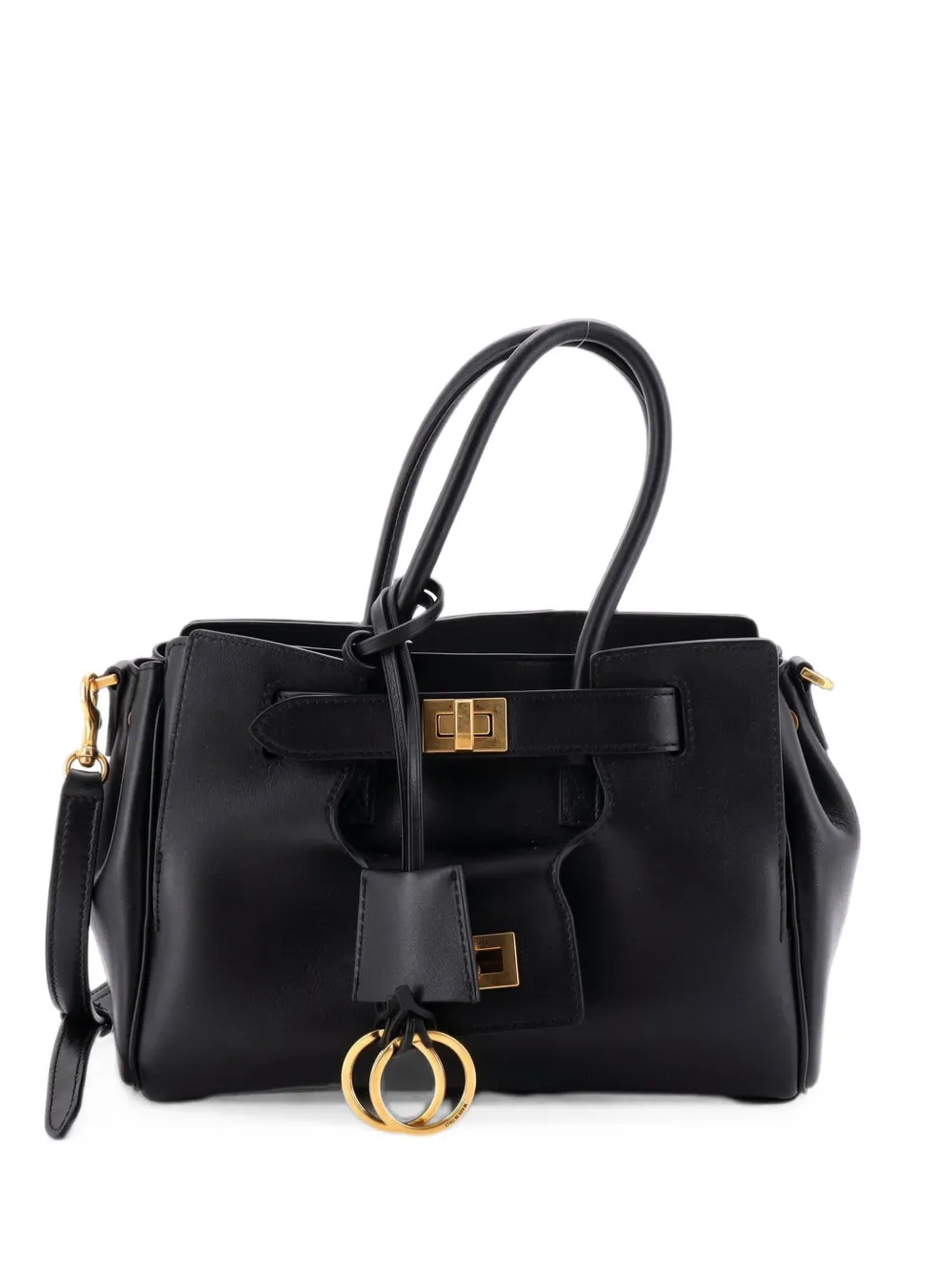 Balenciaga Pre-Owned cabas Bel Air Carry All médium en cuir - Noir