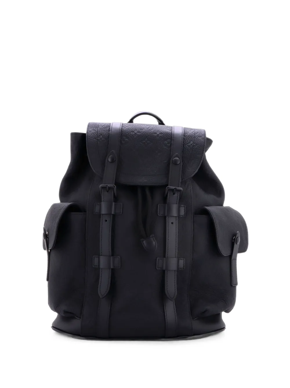 Louis Vuitton Pre-Owned Christopher Monogram Taurillon MM Rucksack - Schwarz