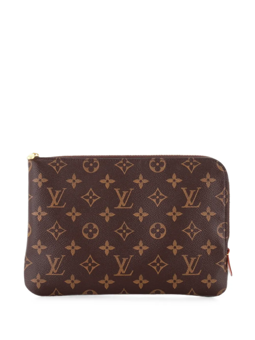 Louis Vuitton Pre-Owned Etui Voyage Pouch Monogram PM Clutch aus Canvas - Braun