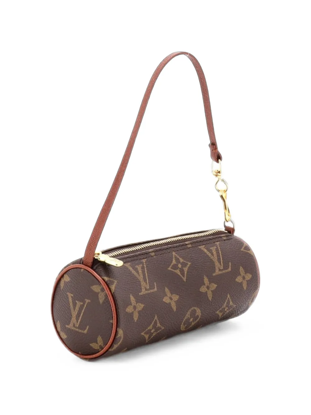 Louis Vuitton Pre-Owned Papillon Pochette Monogram Canvas Mini clutch bag - Marron