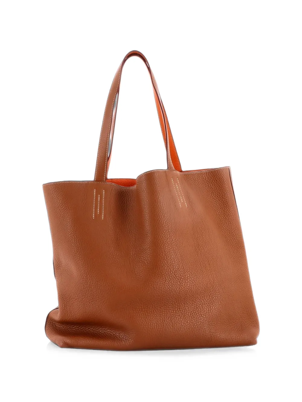 Hermès Pre-Owned Double Sens Clemence 45 tote bag - Marron