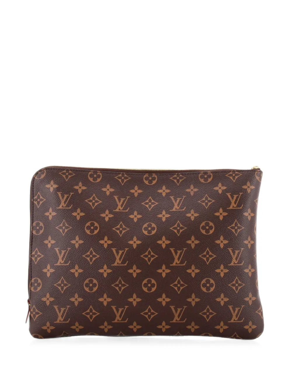 Louis Vuitton Pre-Owned Etui Voyage Pouch Monogram Canvas PM Clutch - Braun