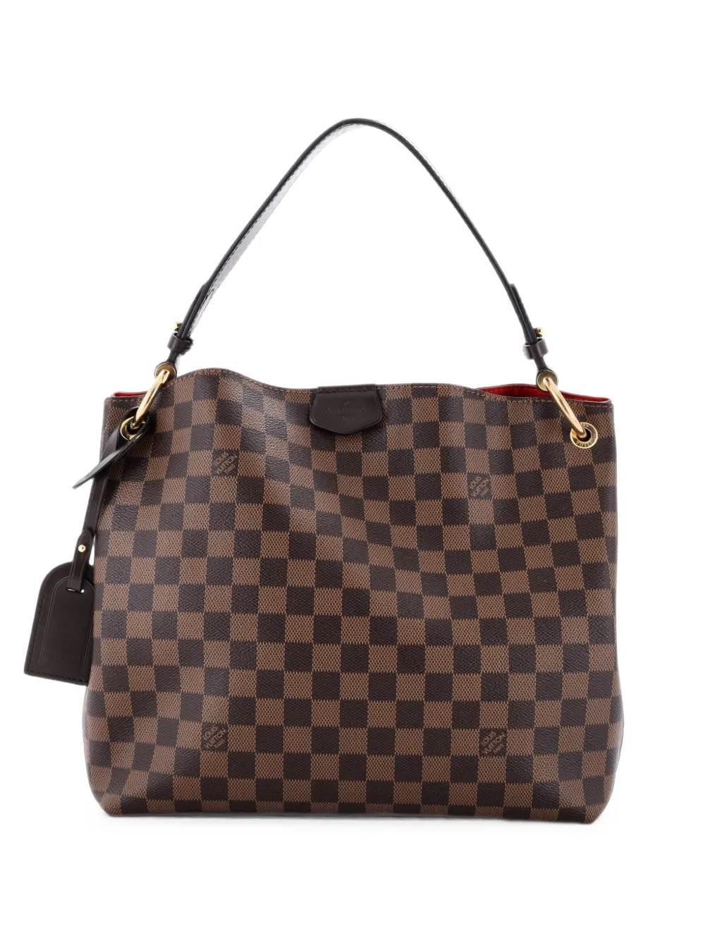 Louis Vuitton Pre-Owned Graceful Handbag Damier PM hobo bag - Marrone