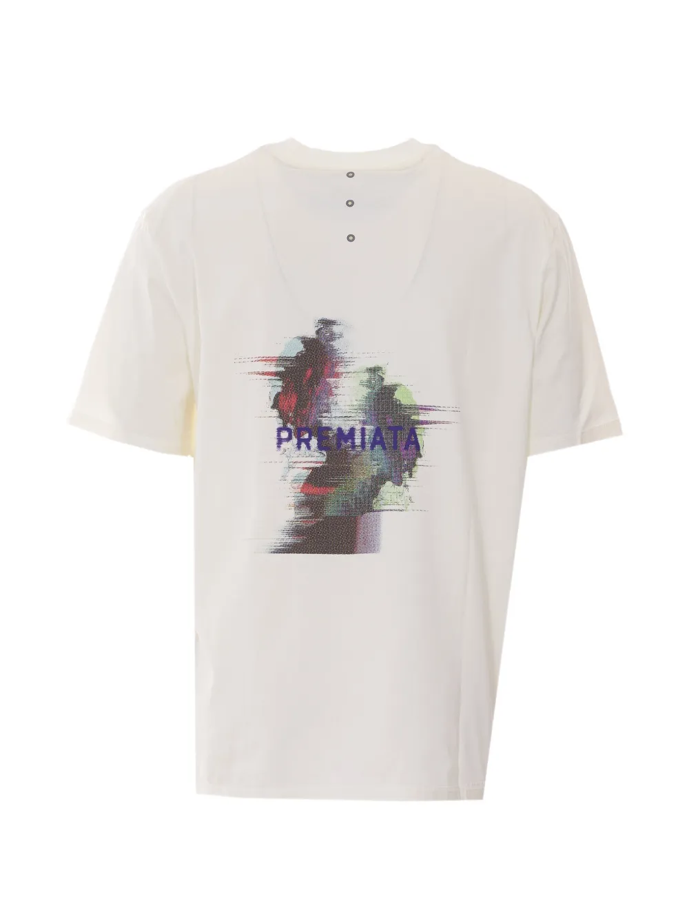Premiata T-shirt met grafische Cloud-print Beige