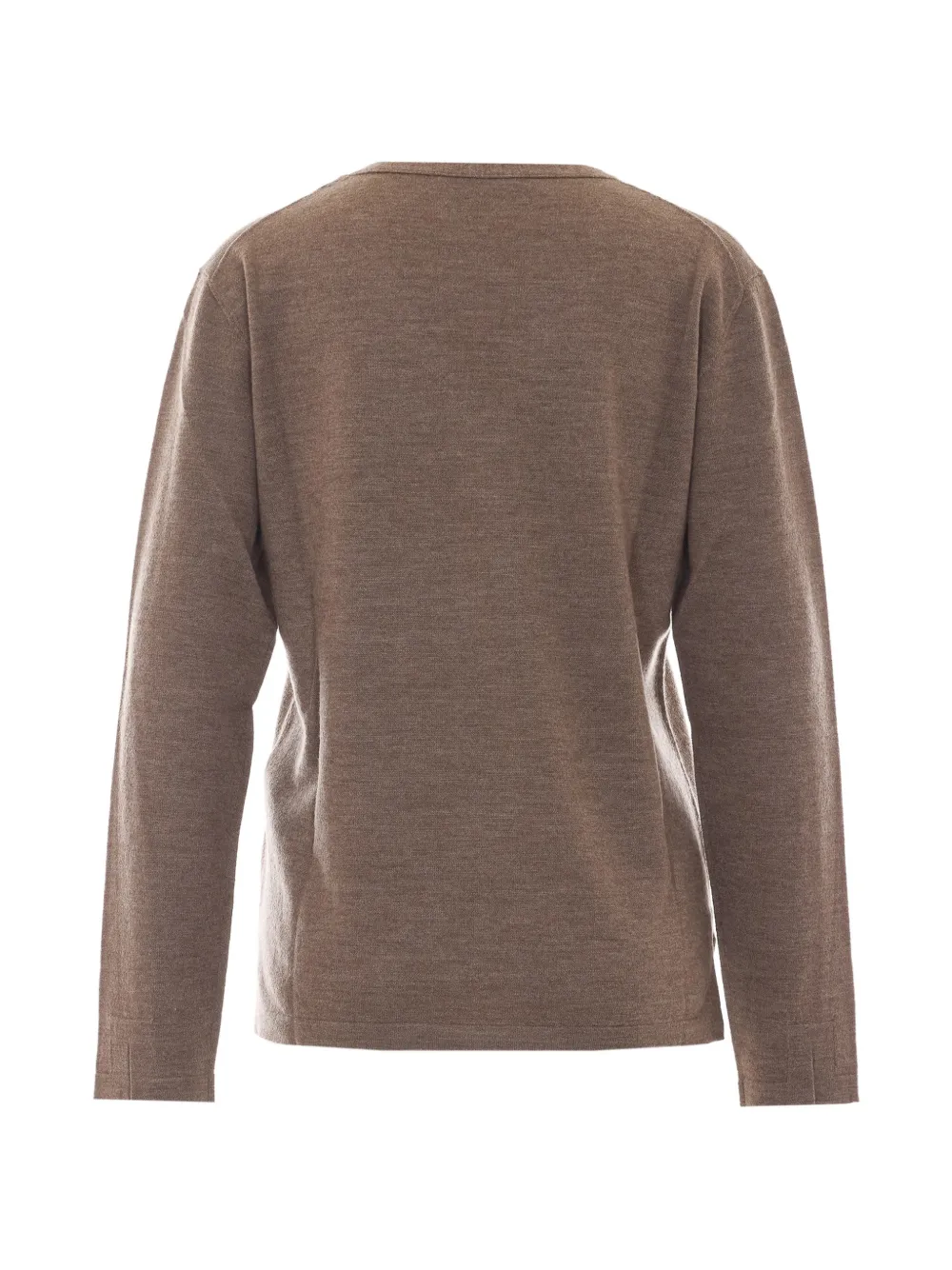 The Row Poesis trui met V-hals Beige