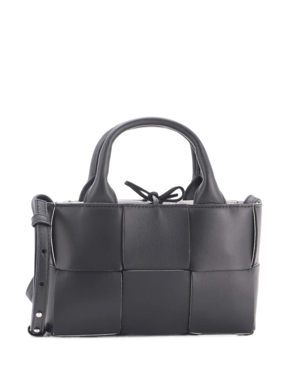 Bottega Veneta Pre-Owned Arco Maxi Intrecciato Candy Tote Bag - Schwarz
