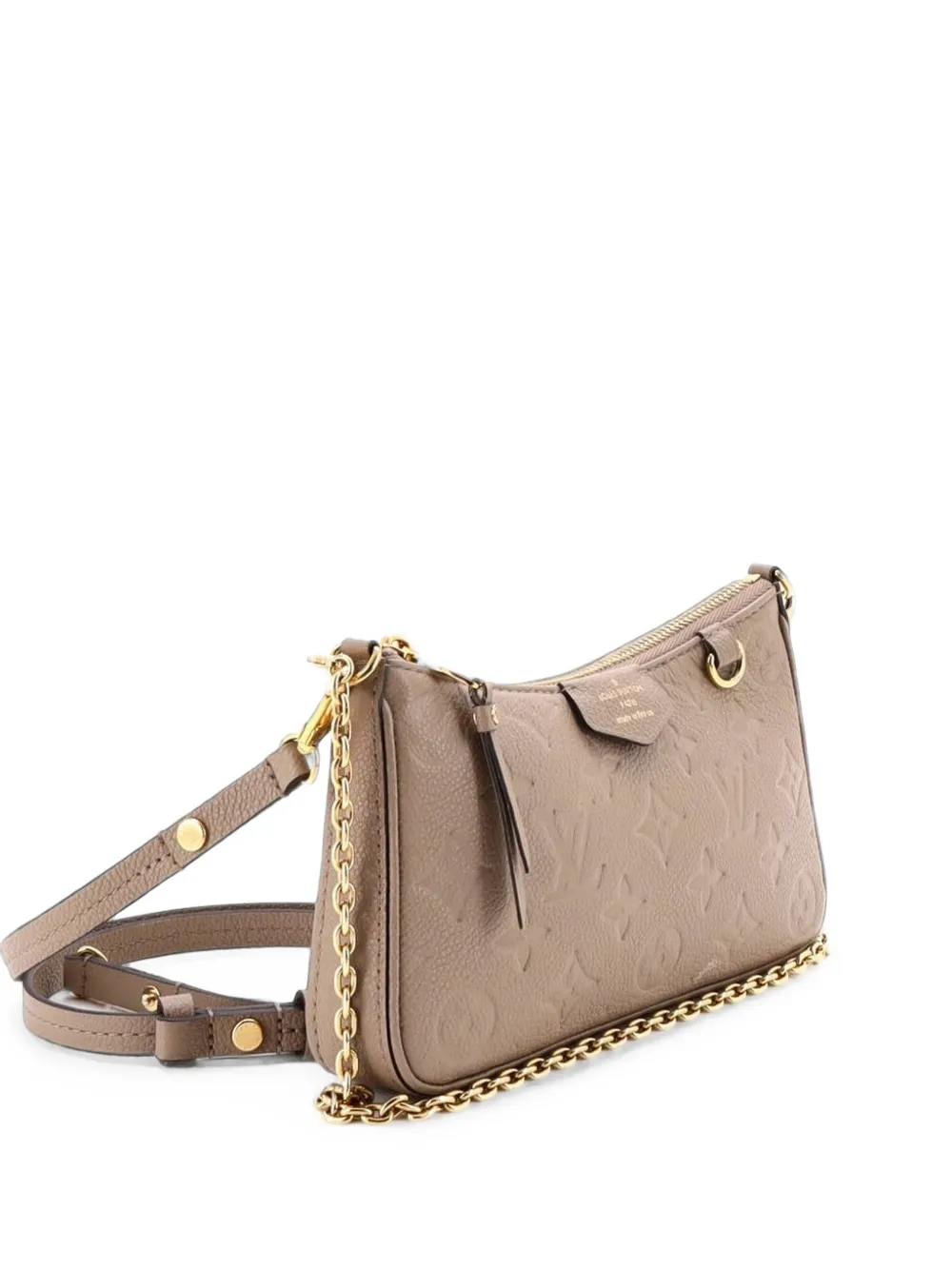 Louis Vuitton Pre-Owned Easy Pouch on Strap Monogram Empreinte Schultertasche aus Leder - Nude