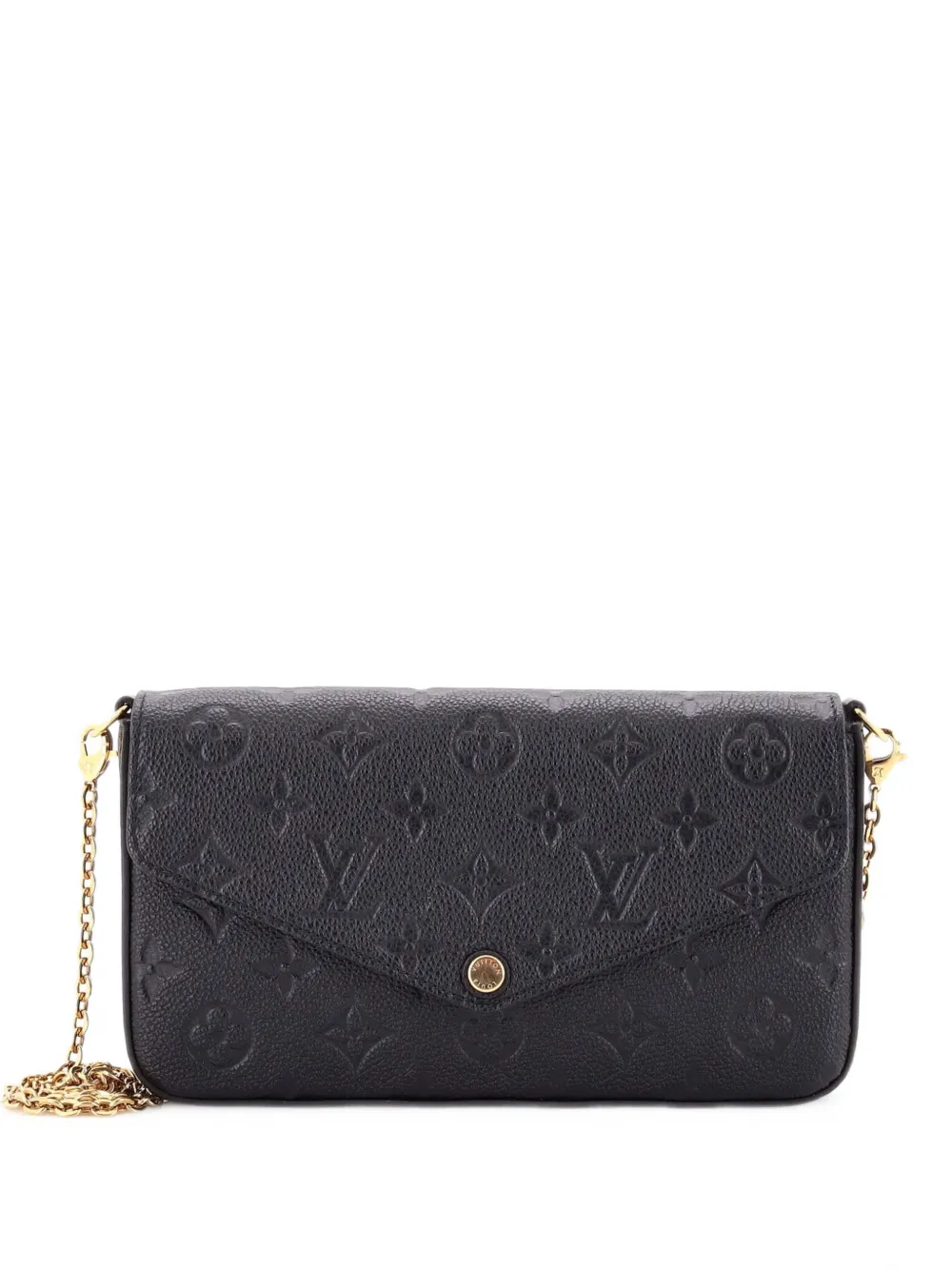Louis Vuitton Pre-Owned Felicie Pochette Monogram Empreinte Leather crossbody bag - Nero