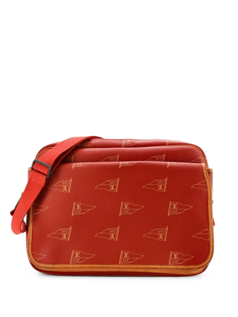 Louis Vuitton Pre-Owned Cup Calvi Messenger Bag Coated Canvas crossbody bag - Rosso