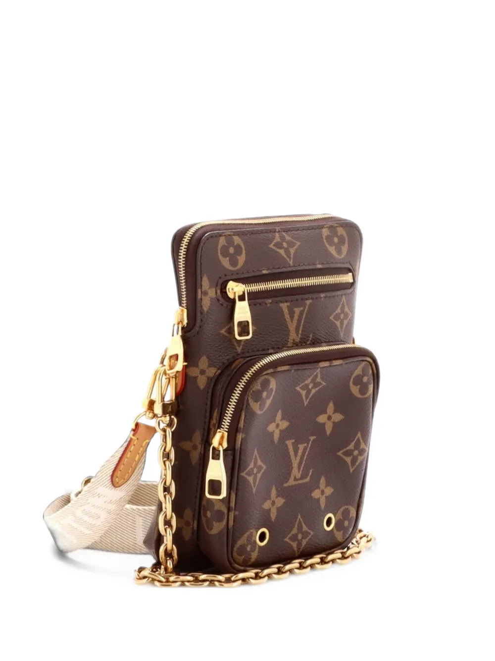 Louis Vuitton Pre-Owned Utility Phone Sleeve Bag Monogram Canvas crossbody bag - Brown