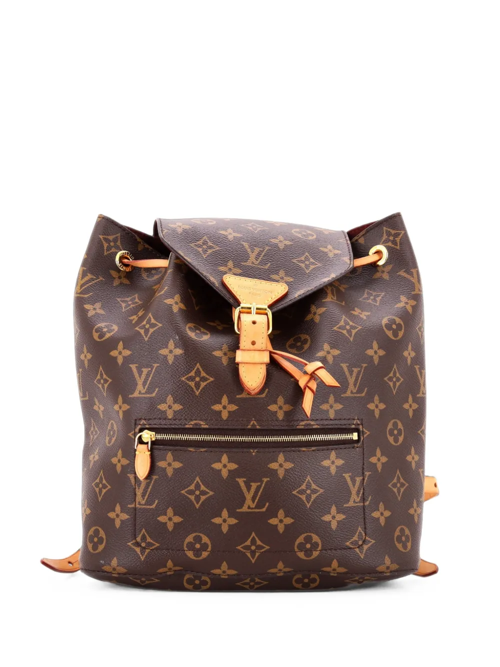 Louis Vuitton Pre-Owned sac à dos Montsouris en toile monogrammée - Marron Louis Vuitton Pre-Owned sac à dos Montsouris en toile monogrammée - Marron