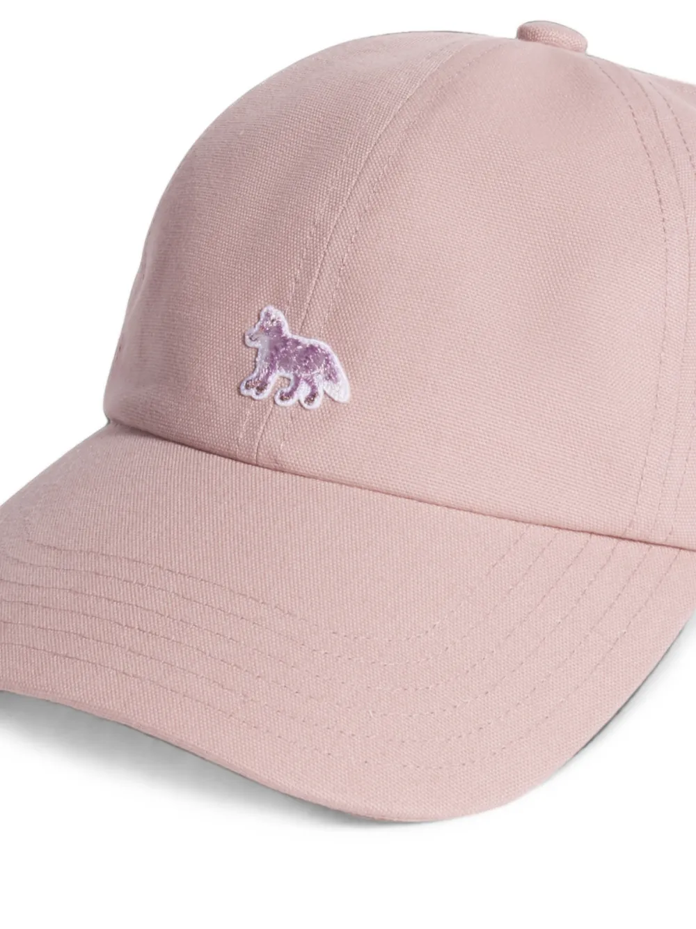 Maison Kitsuné Baby Fox baseball cap Roze