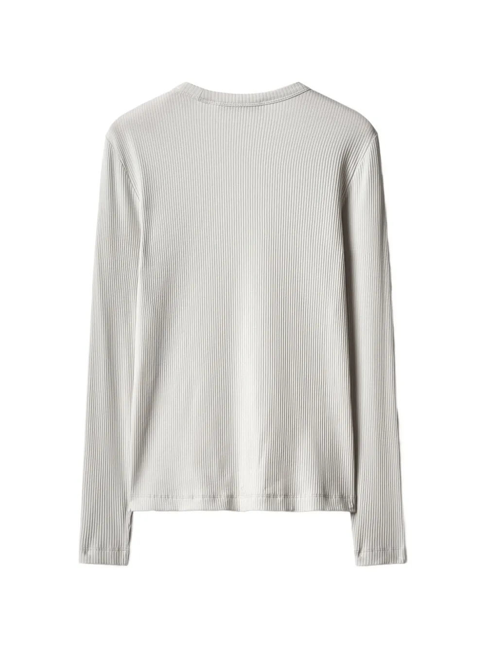 Maison Kitsuné Baby Fox ribbed-knit long-sleeve T-shirt Grijs