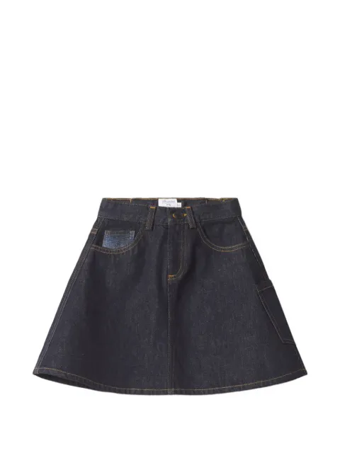 MAISON KITSUNE KIDS x Bonpoint Jupe Minnah embroidered A-line skirt