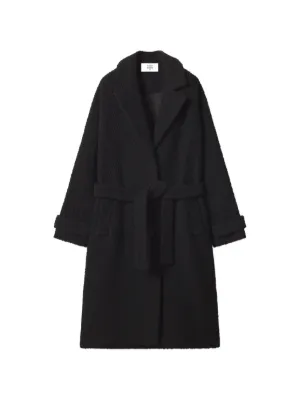 MM6 Maison Margiela ロングスリーブ コート | ブラック | FARFETCH JP