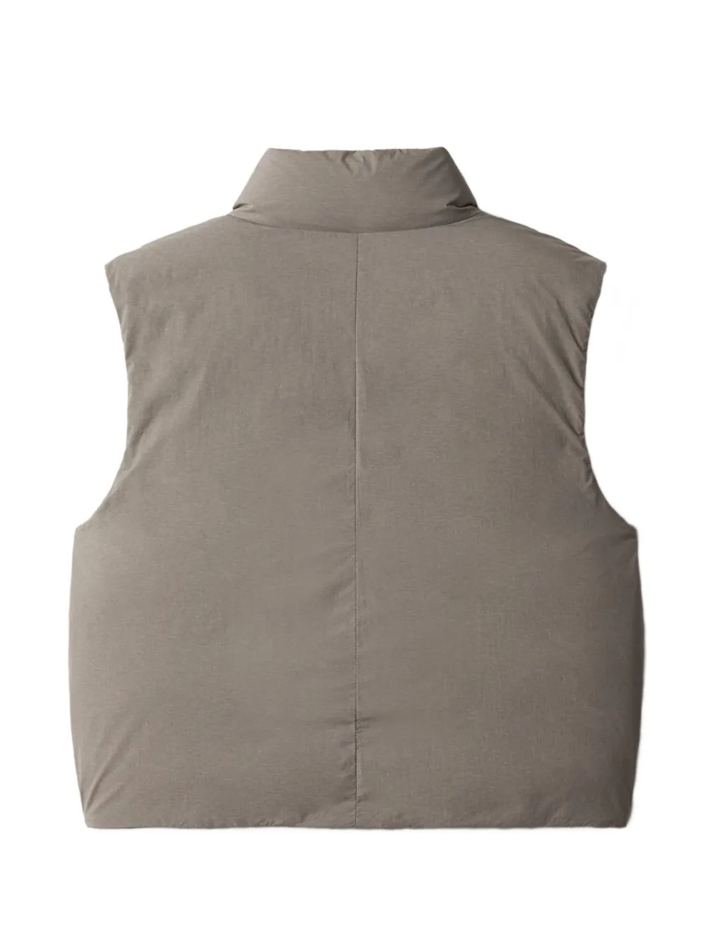Maison Kitsuné padded high-neck gilet Beige