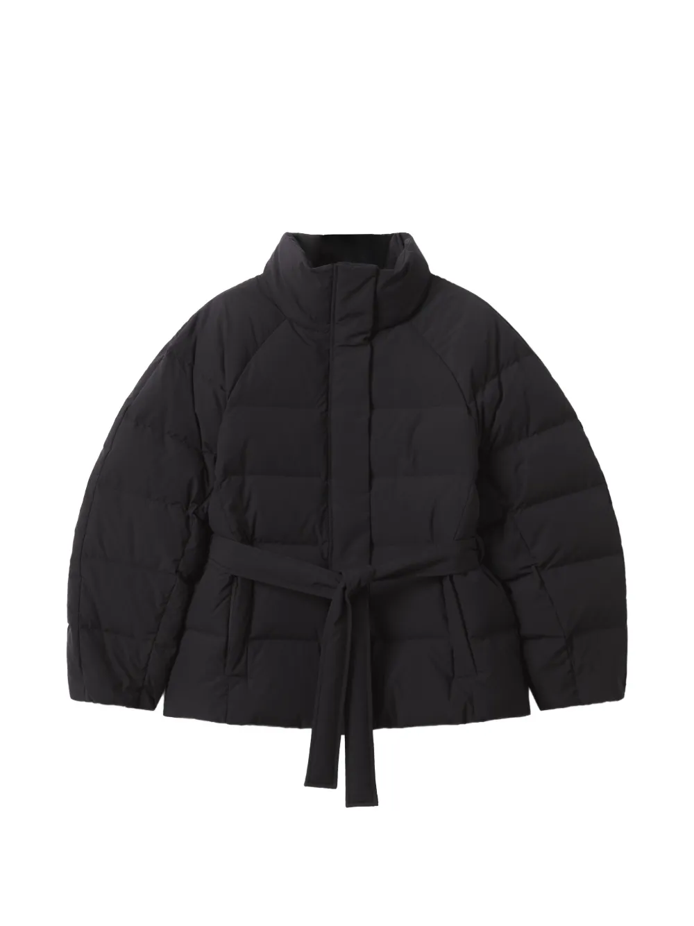 Maison Kitsuné belted quilted coat