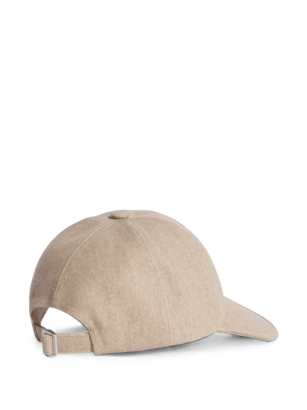 Maison Kitsuné Baby Fox embroidered patch baseball cap Beige