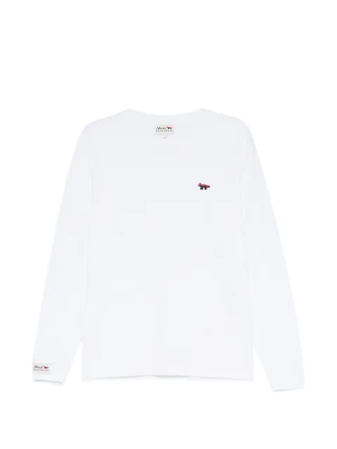 Maison Kitsuné logo-embroidered T-shirt