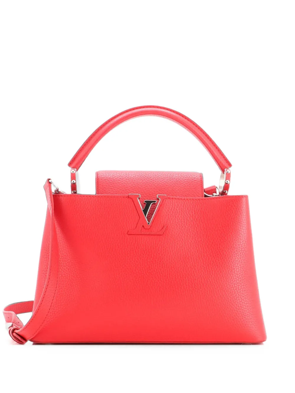 Louis Vuitton Pre-Owned Capucines Bag Leather PM satchel - Rosso