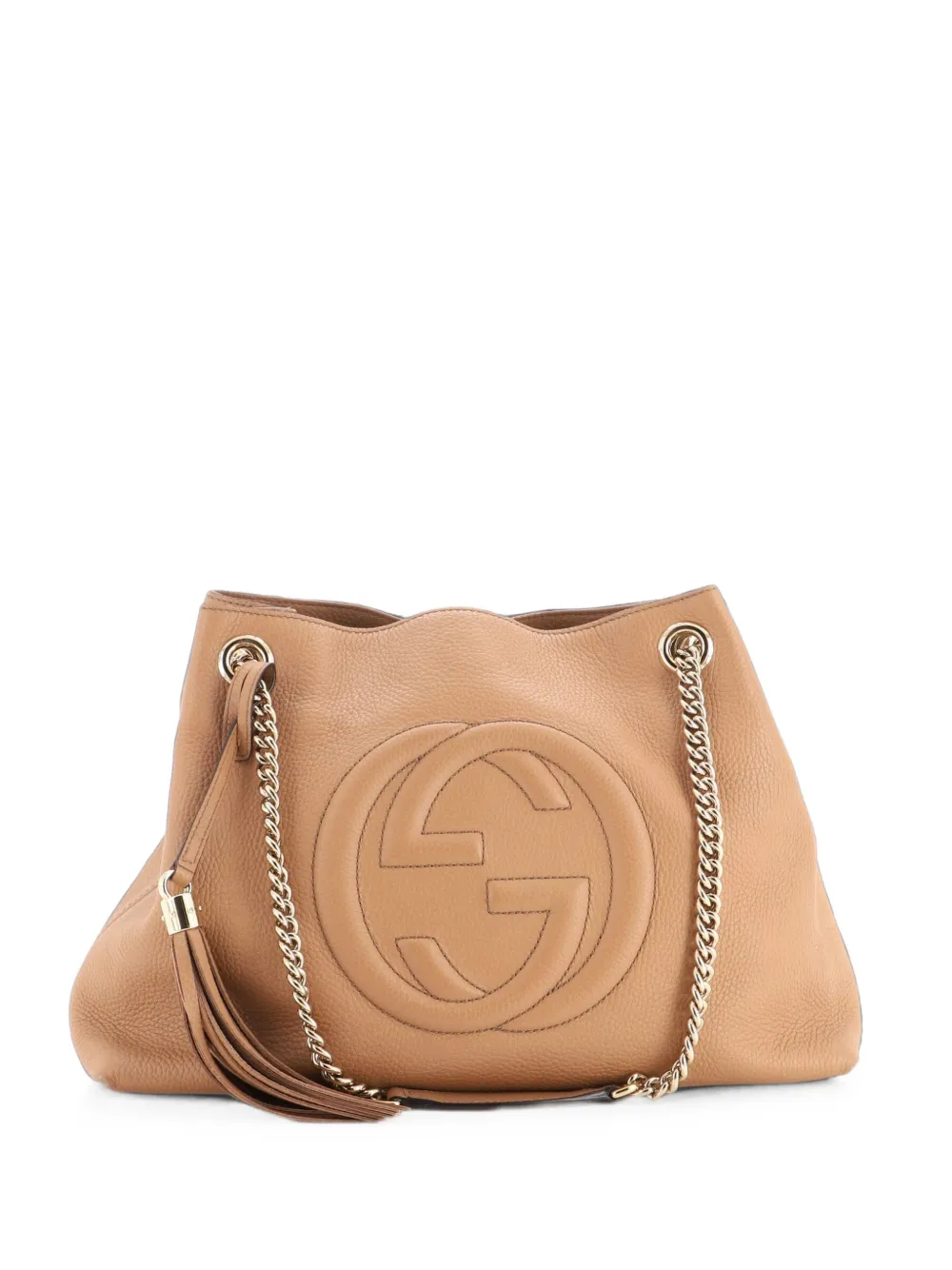 Gucci Pre-Owned Soho Chain Strap Leather Medium shoulder bag - Neutrals