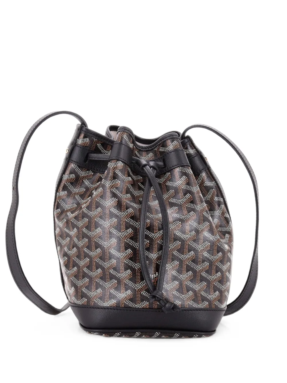 Goyard Pre-Owned sac seau Petit Flot Coated Canvas PM - Noir Goyard Pre-Owned sac seau Petit Flot Coated Canvas PM - Noir