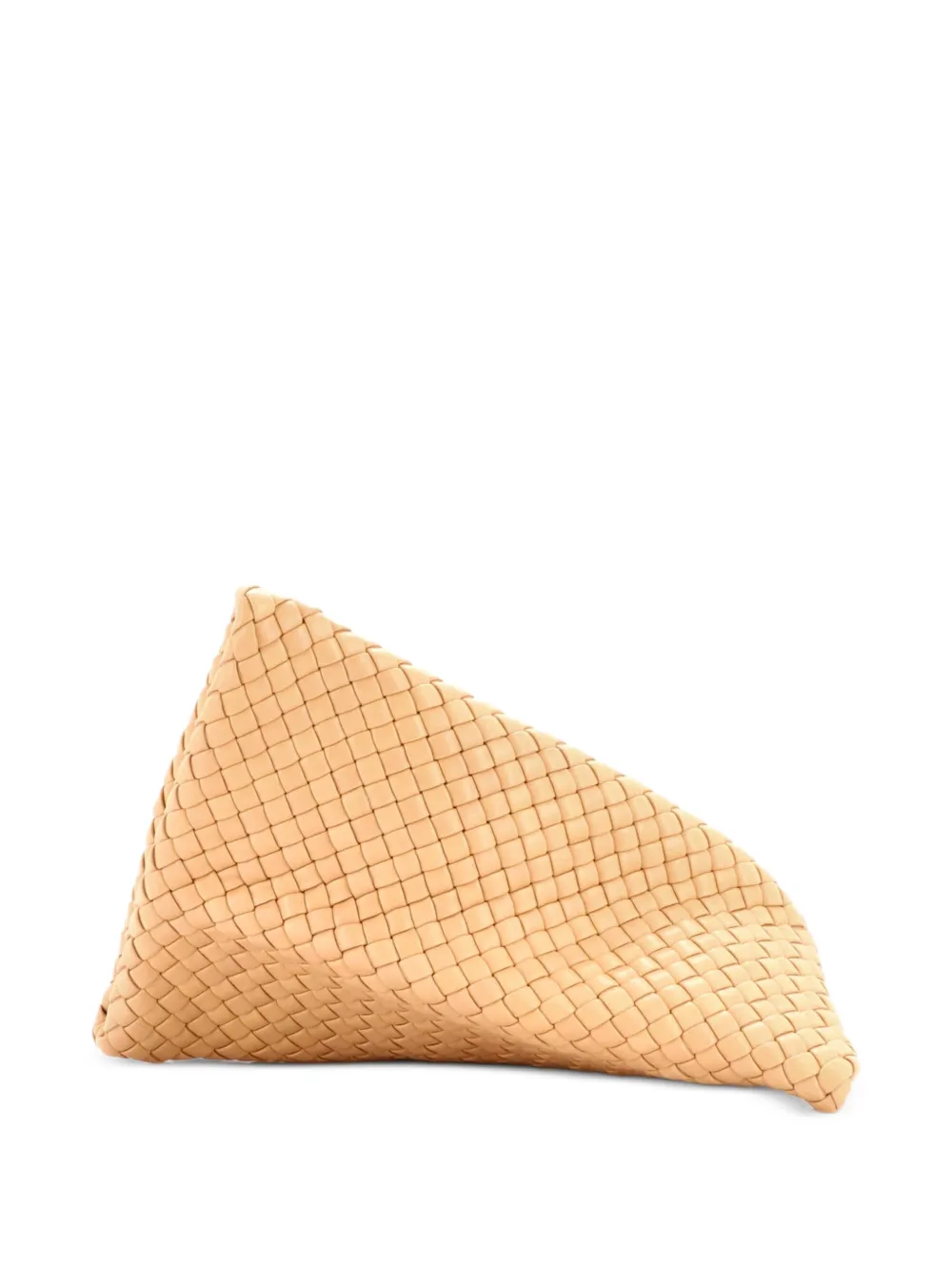 Bottega Veneta Pre-Owned Clutch aus Nappaleder mit Intrecciato-Muster - Nude