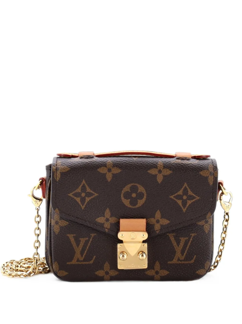 Louis Vuitton Pre-Owned Micro Metis Monogram Canvas crossbody bag - Marrone