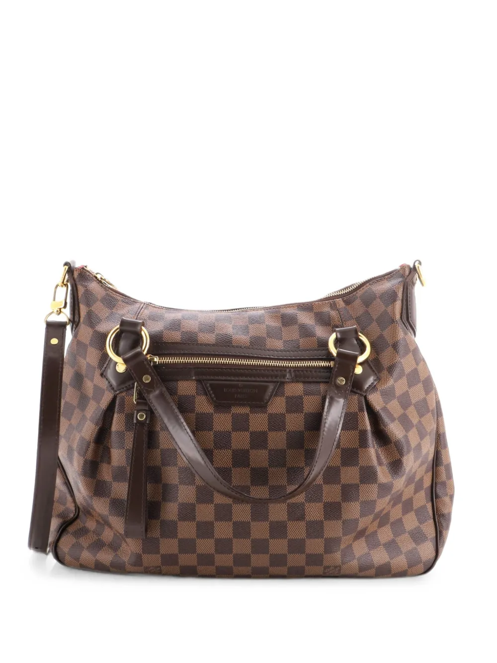 Louis Vuitton Pre-Owned Evora Handbag Damier MM satchel - Marrone