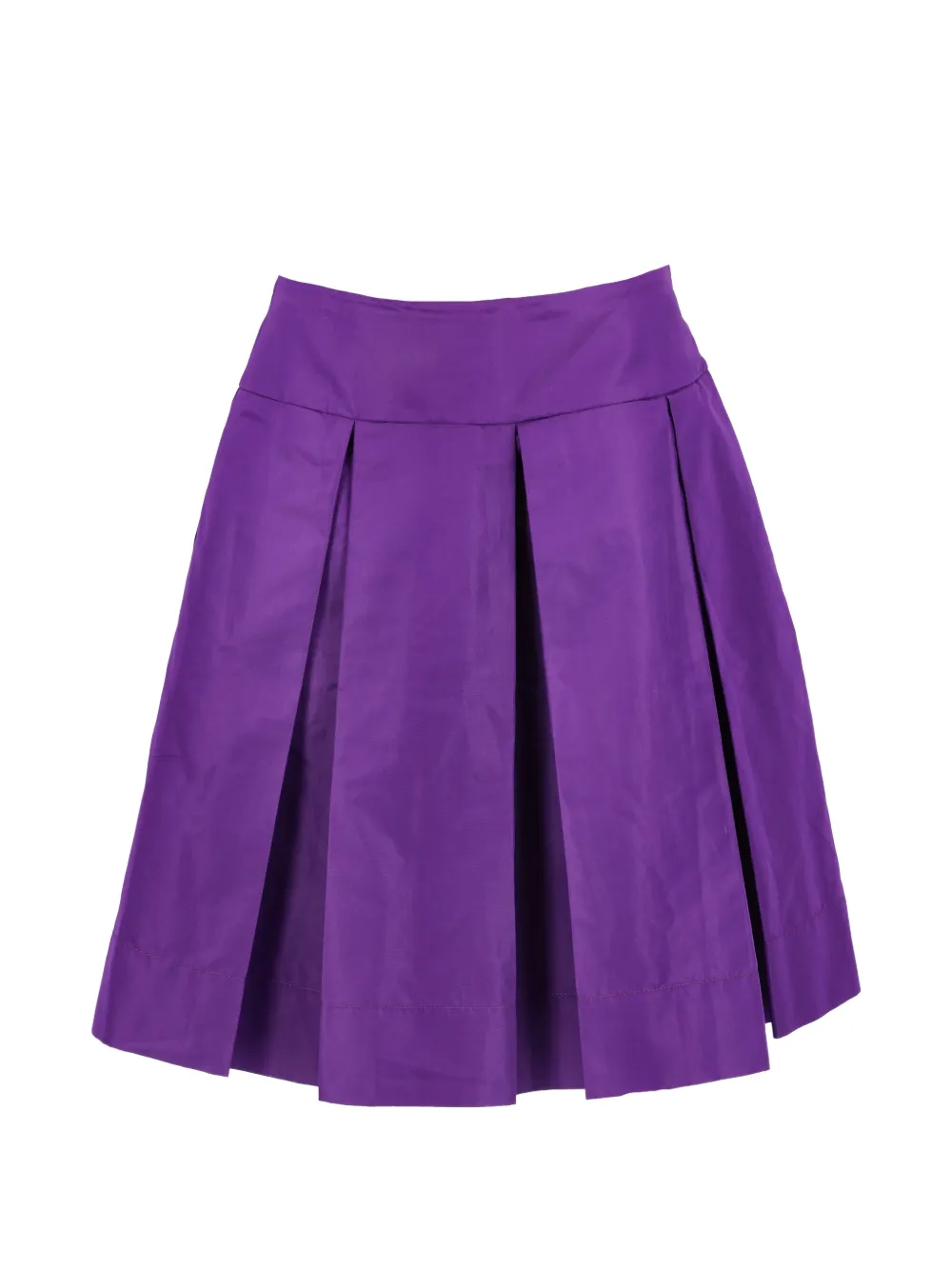 Prada Pre-Owned minijupe à design plissé - Violet