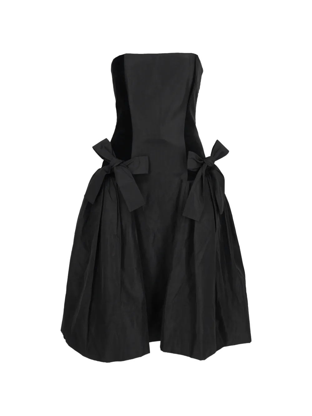 Guy Laroche Pre-Owned bow-detail mini dress - Nero