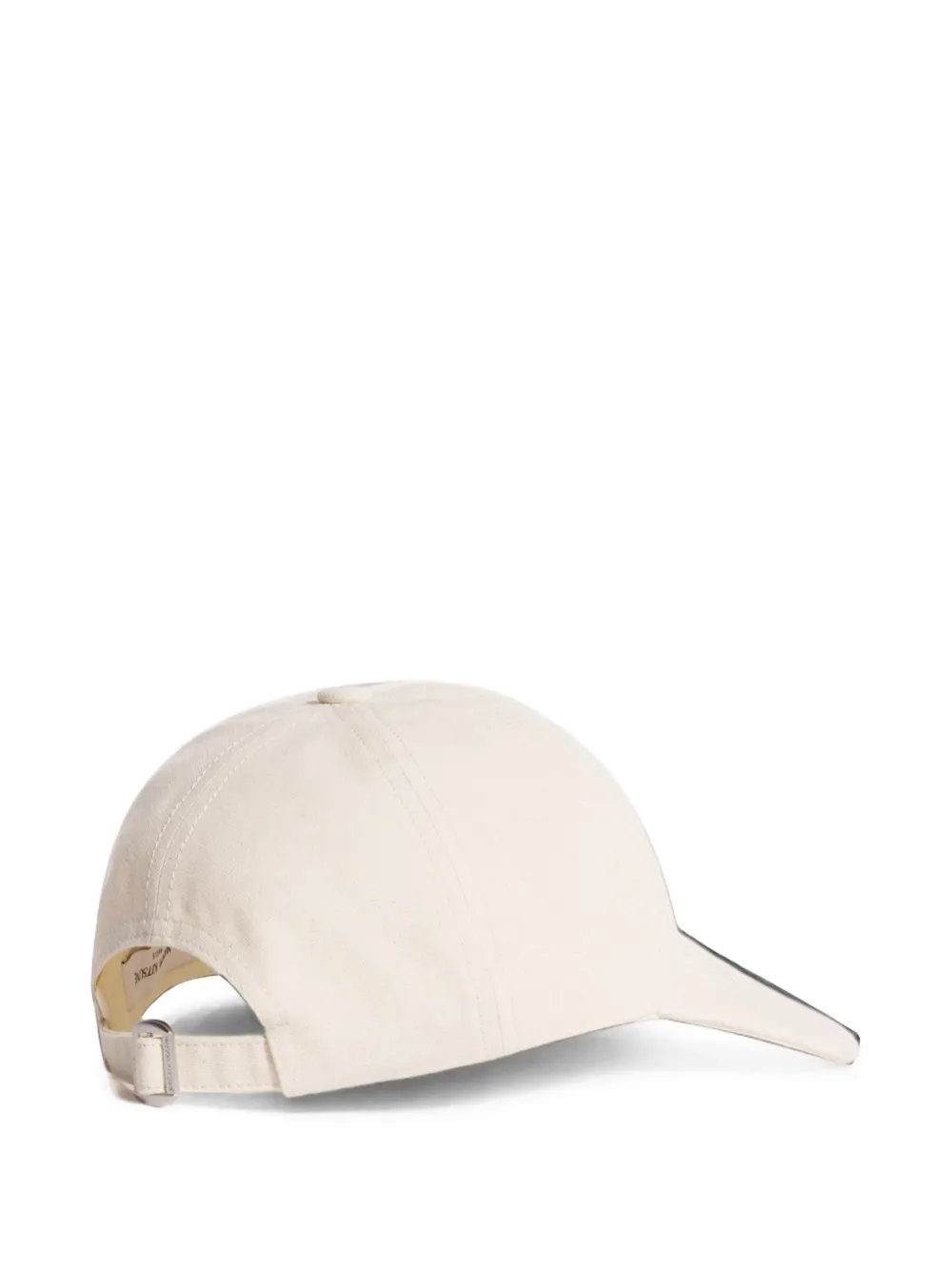 Maison Kitsuné Fortune Fox logo-patch cap Beige
