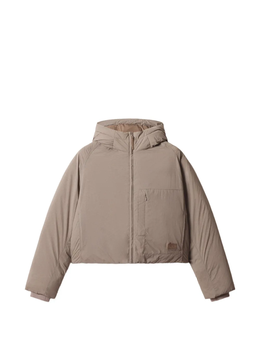 Maison Kitsuné cropped hooded padded jacket