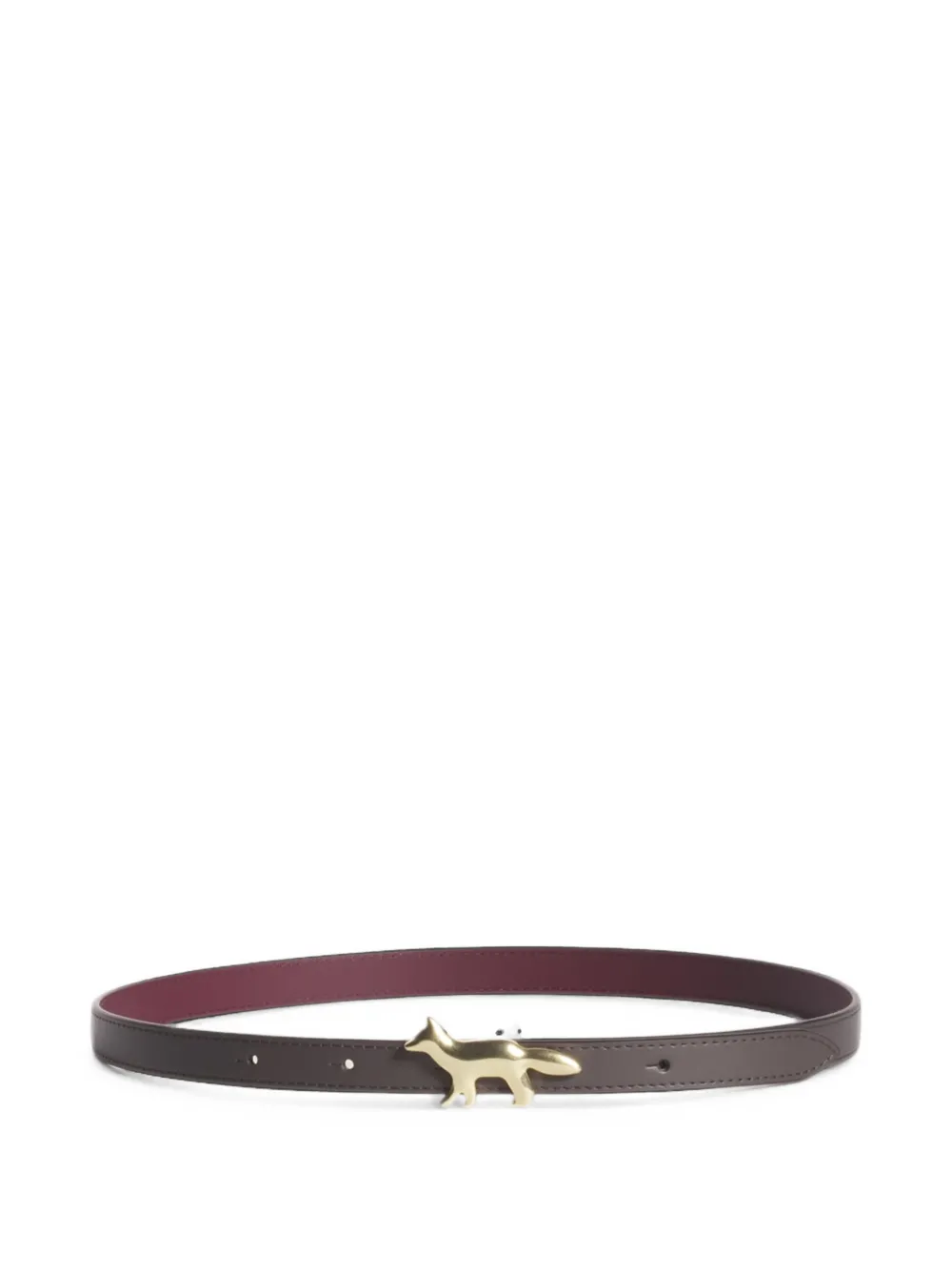 Maison Kitsuné Profile Fox reversible buckle belt