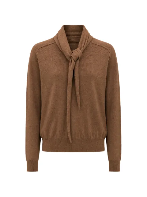 Nicholas sweater med bindehals