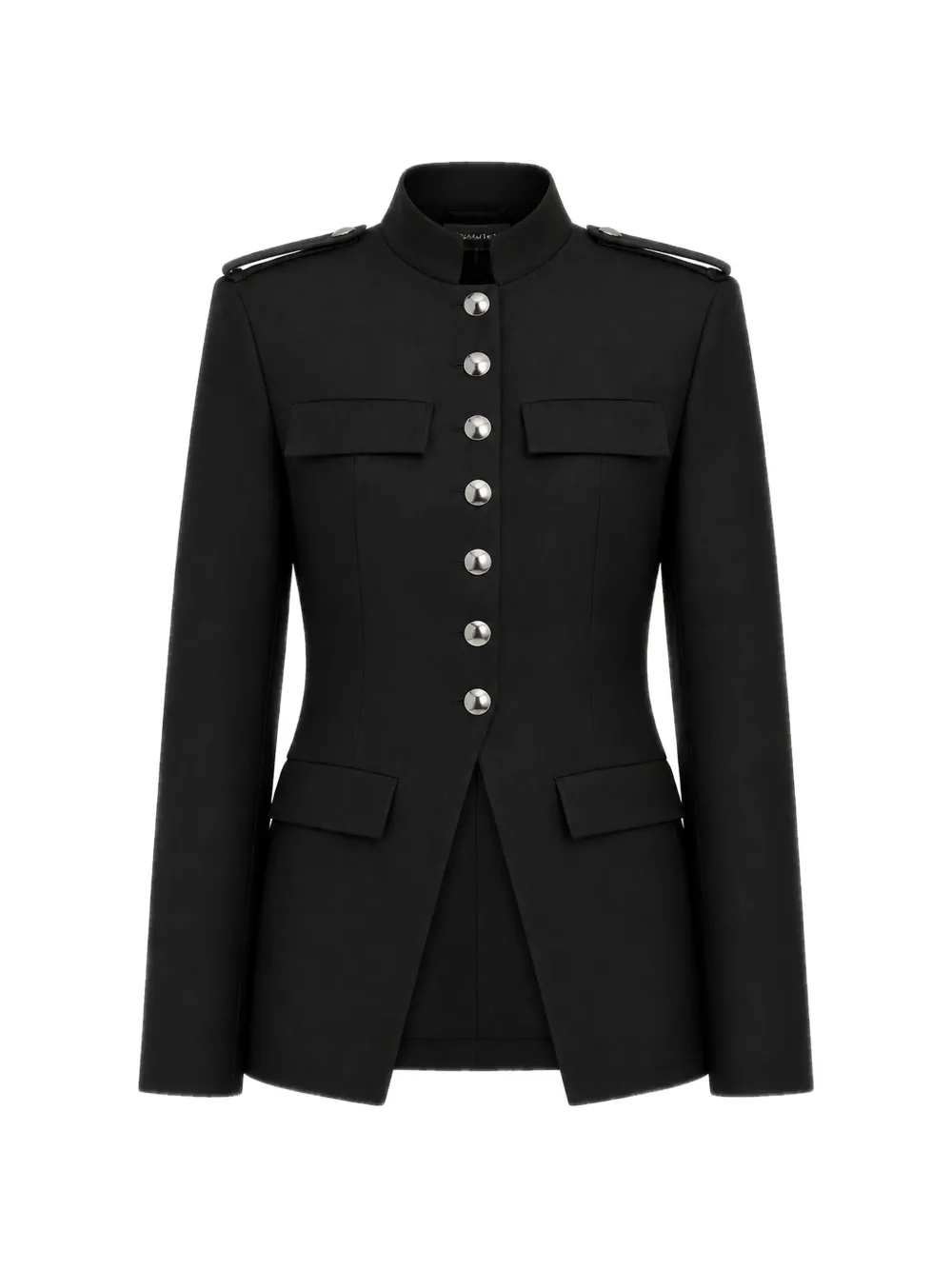 Nicholas veste boutonnée à épaulettes - Noir Nicholas veste boutonnée à épaulettes - Noir