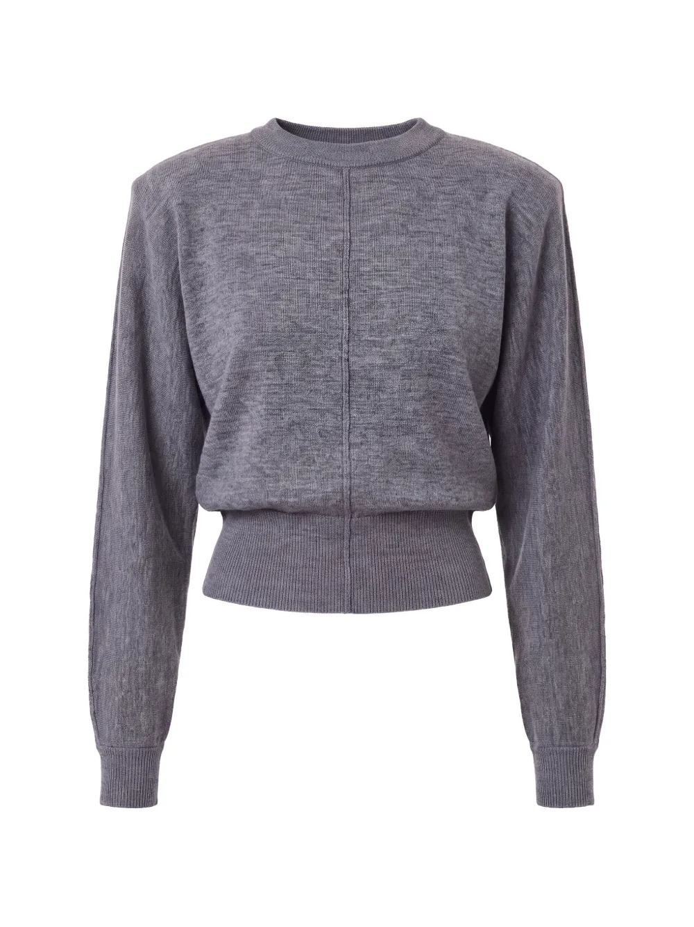 Nicholas seam-detail shoulder-pad sweater