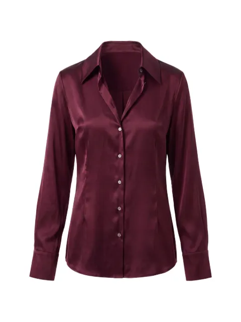 Nicholas Paloma satin-finish long-sleeve shirt
