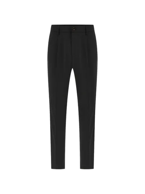 Cruna pleated tapered trousers