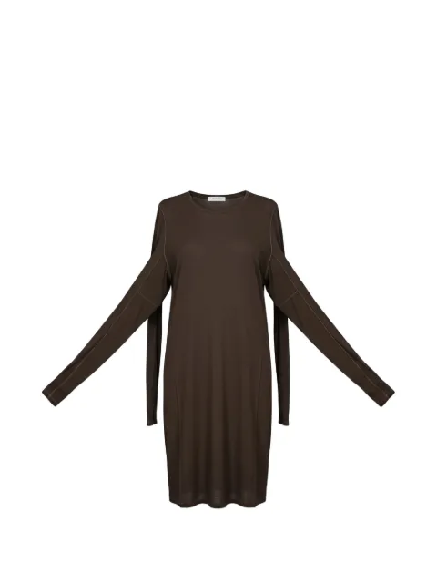 Uma Wang robe courte Debi à manches longues