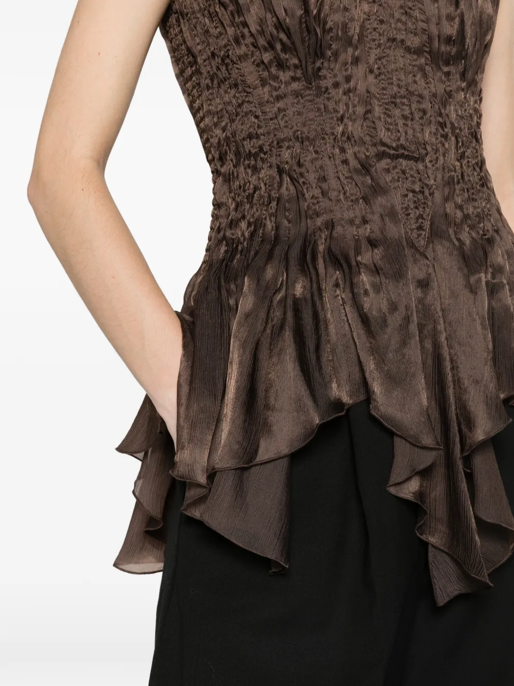 Aje Nisha bustier Bruin