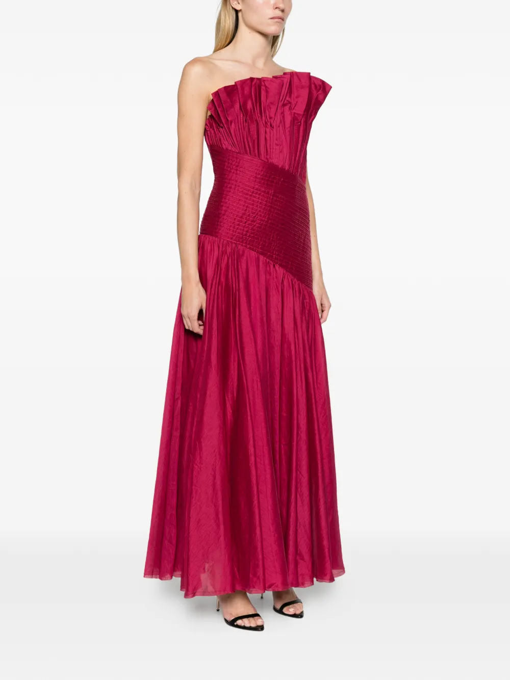 Aje Aquiline avondjurk Rood