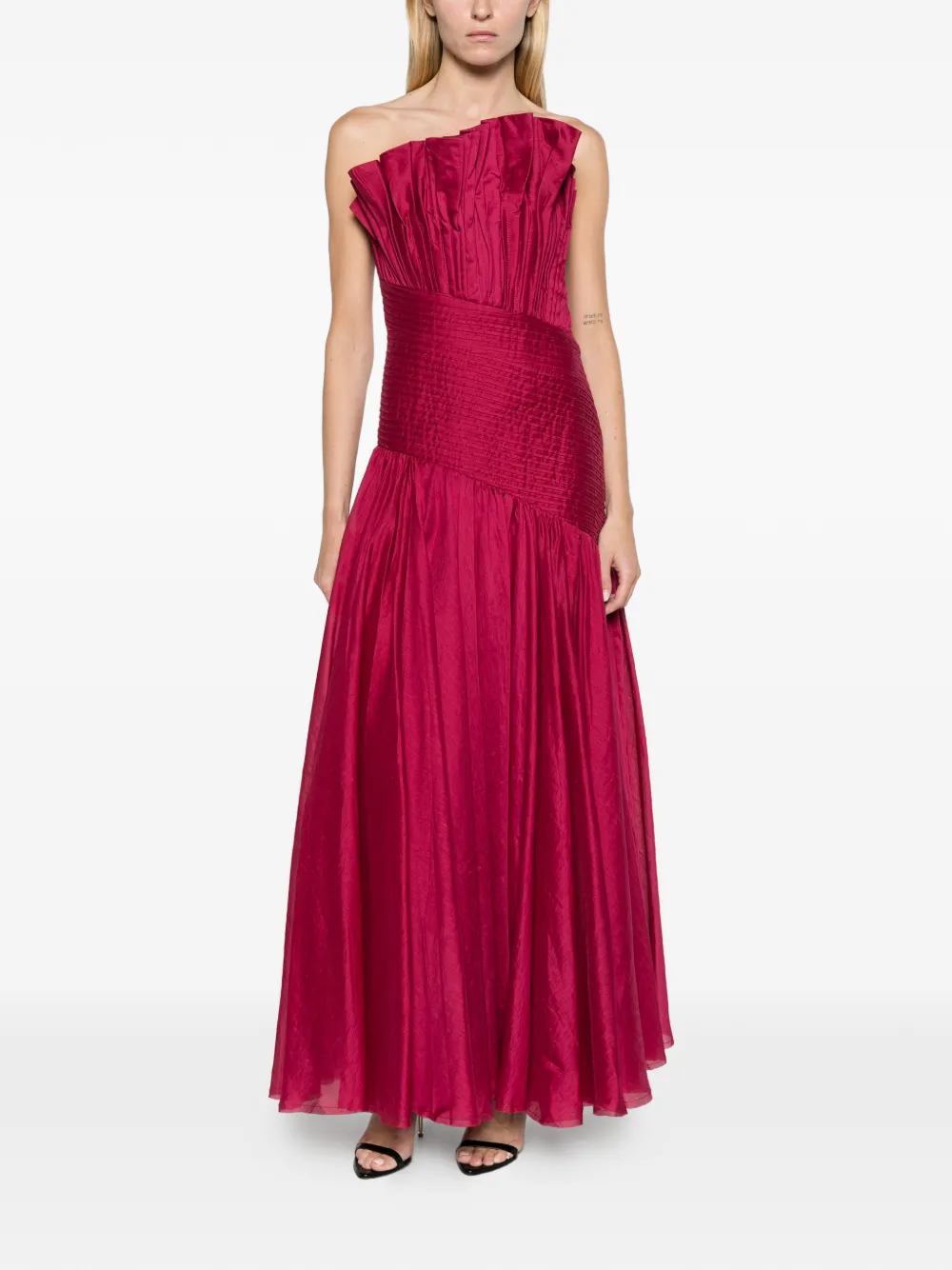 Aje Aquiline avondjurk Rood