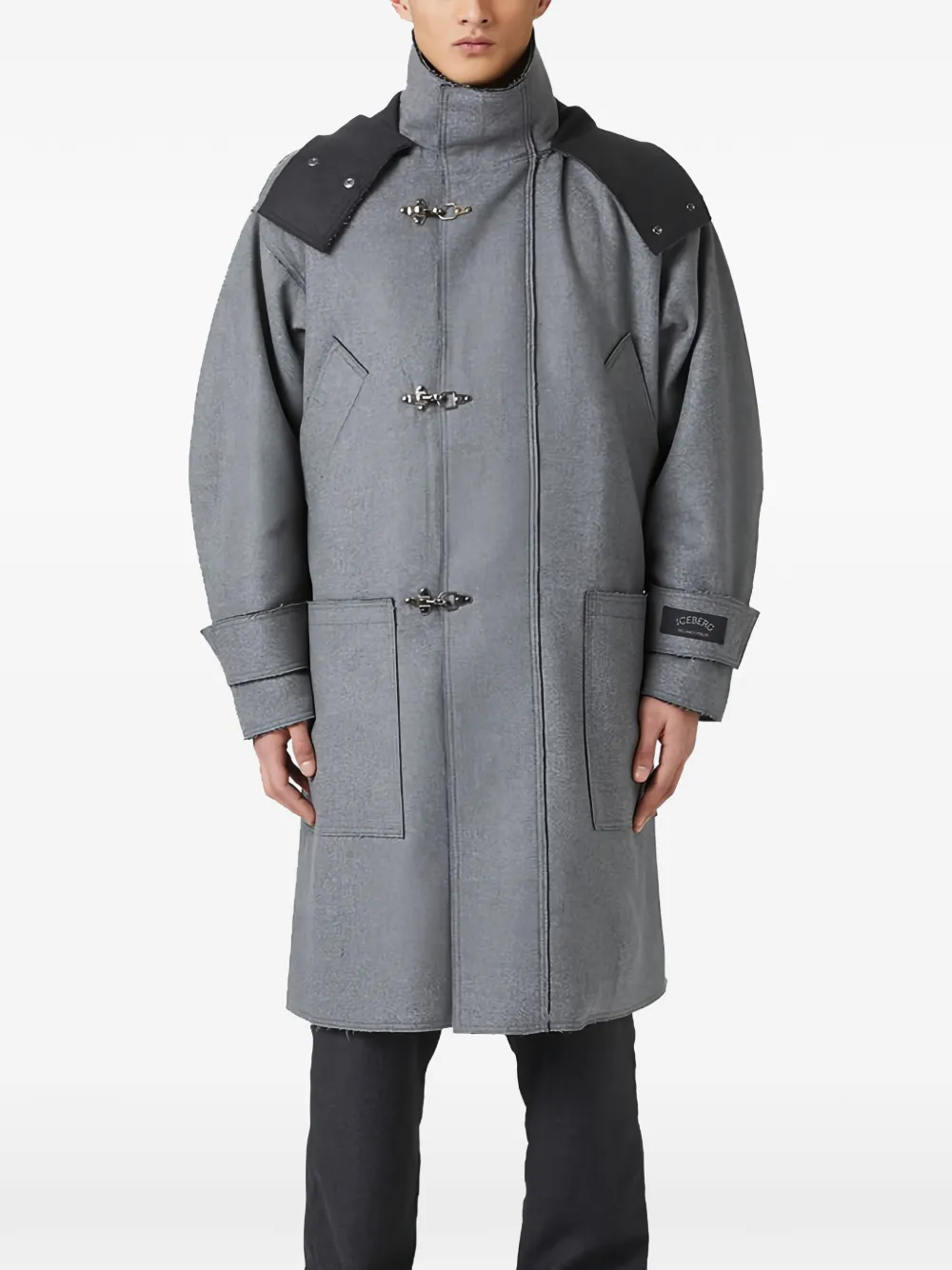 Iceberg Jas met capuchon Grijs