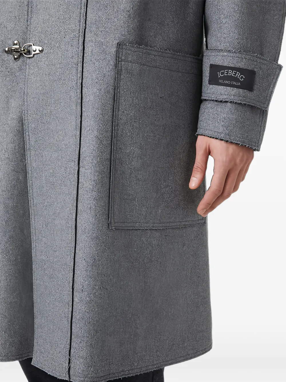 Iceberg Jas met capuchon Grijs