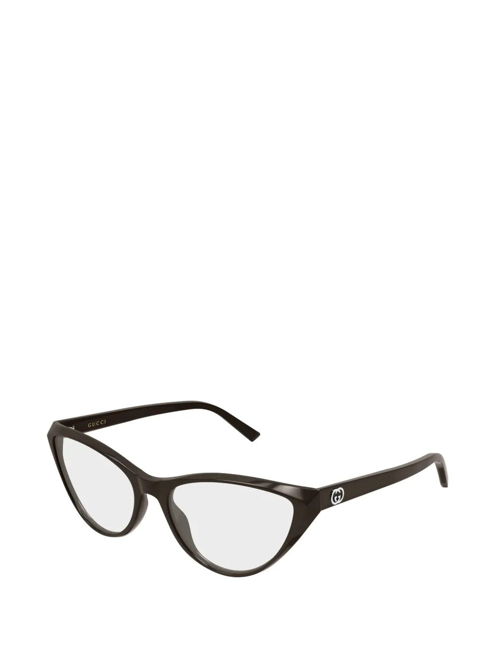 Gucci Eyewear Bril met cat-eye montuur Bruin